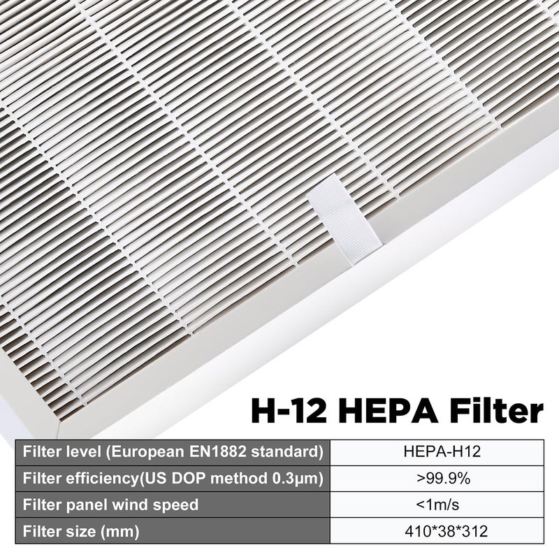 MOFOGDR Store Laminar Flow Hood H12 HEPA Filter DIY FFU Replacement Filter for Mycology Clean Room/Mushroom Room/Cleanliness Laboratory for CW-12 Fan Filter Unit - Image 3